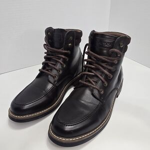 Nautica Men's Brown Leather Boots